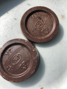 Chocolate created by middle school children (with and without fat bloom) 2019